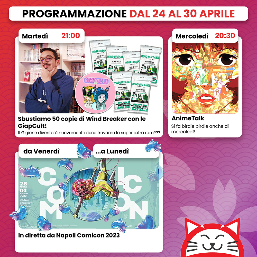 Calendario Twitch AC 24 - 30 APRILE Calendario Twitch AC 24 - 30 APRILE